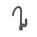 New design brass chrome single handle saving water black kitchen taps